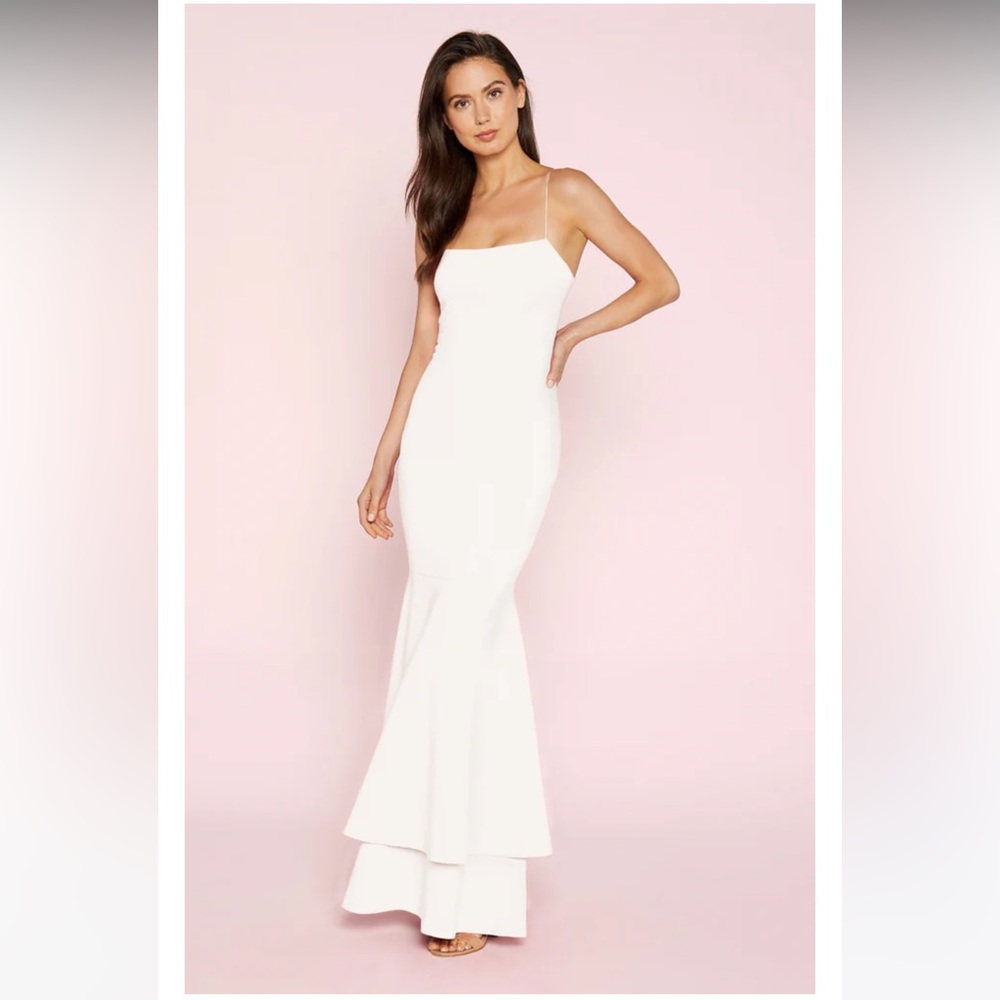 Likely NYC Aurora Gown Size 6 NWT Ivory White Mermaid